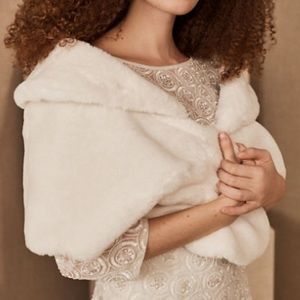 BHLDN Maxime Faux Fur Wrap